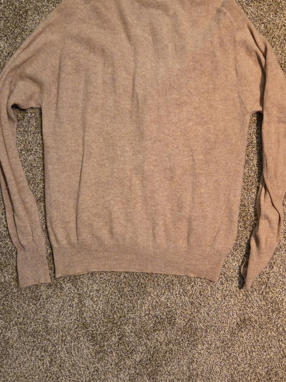Soft Beige Vintage Button-Up Lambswool Cardigan Large - Picture 4 of 4